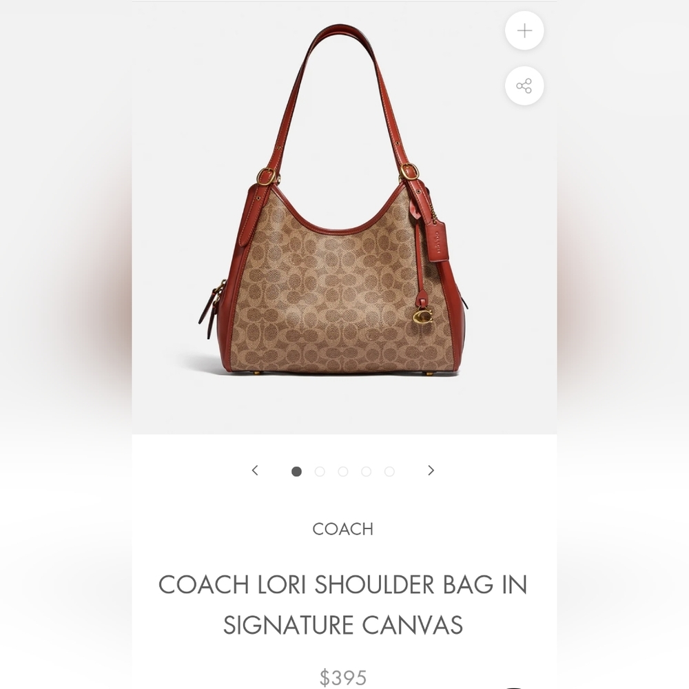 Coach Lori Shoulder Bag in Signature Canvas